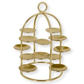 Greengate Expositor Dourado para Docinhos